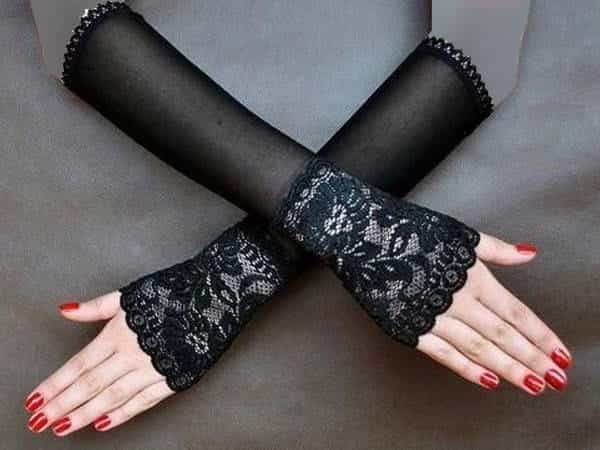 تصویر 2 از قیمت خرید ساق دست کرپ حریر با فروش عمده